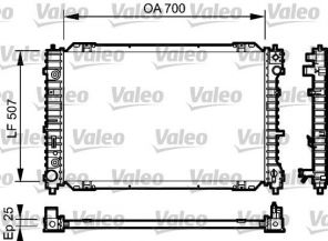 Valeo 734468 - Chladič vody -