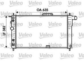 Valeo 734596 - Chladič vody -