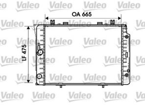 Valeo 734631 - Chladič vody -