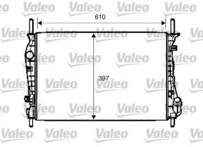 Valeo 734696 - Chladič vody -