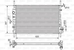 Valeo 734699 - Chladič vody -
