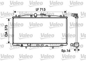 Valeo 734703 - Chladič vody -