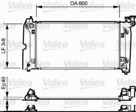 Valeo 734711 - Chladič vody -