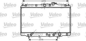Valeo 734747 - Chladič vody -