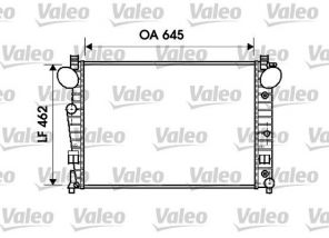 Valeo 734801 - Chladič vody -