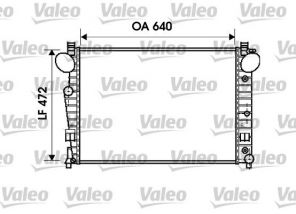 Valeo 734802 - Chladič vody -