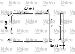 Valeo 734803 - Chladič vody -