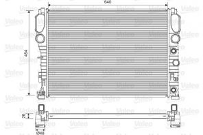 Valeo 734805 - Chladič vody -