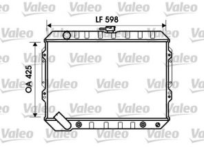 Valeo 734809 - Chladič vody -
