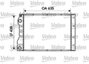 Valeo 734828 - Chladič vody -