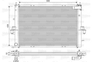 Valeo 734829 - Chladič vody -