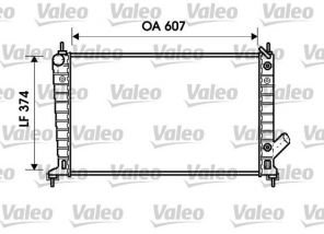 Valeo 734830 - Chladič vody -
