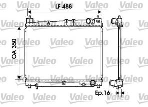 Valeo 734840 - Chladič vody -