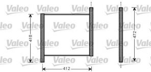 Valeo 734848 - Chladič vody -