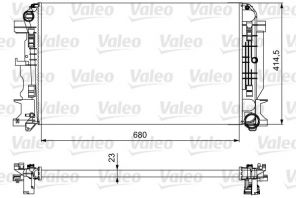 Valeo 734926 - Chladič vody -