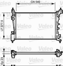 Valeo 735042 - Chladič vody -