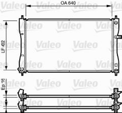 Valeo 735056 - Chladič vody -