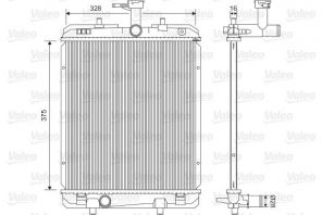 Valeo 735069 - Chladič vody -