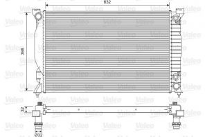 Valeo 735093 - Chladič vody -
