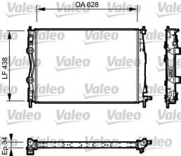 Valeo 735115 - Chladič vody -