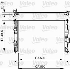 Valeo 735118 - Chladič vody -