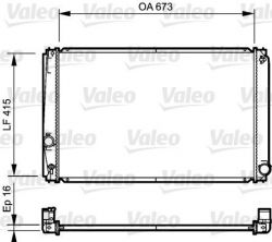 Valeo 735215 - Chladič vody -
