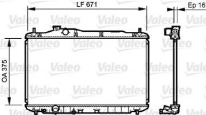 Valeo 735243 - Chladič vody -