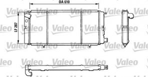 Valeo 810827 - Chladič vody -