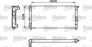 Valeo 811067 - Chladič vody -