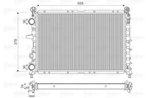 Valeo 811073 - Chladič vody -