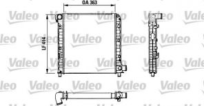 Valeo 811383 - Chladič vody -