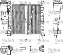 Valeo 811385 - Chladič vody -