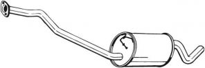 Bosal 279-457 - Stredný tlmič
