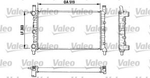 Valeo 811387 - Chladič vody -