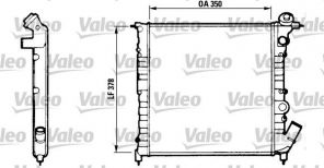 Valeo 816654 - Chladič vody -