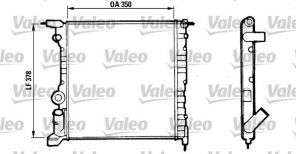 Valeo 816656 - Chladič vody -