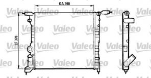 Valeo 816657 - Chladič vody -