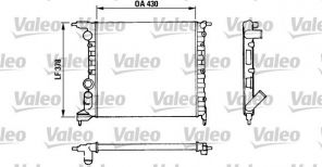 Valeo 816658 - Chladič vody -
