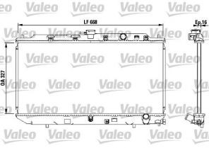 Valeo 819193 - Chladič vody -