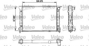 Valeo 883849 - Chladič vody -