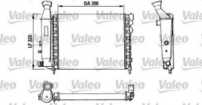 Valeo 883866 - Chladič vody -