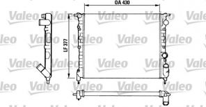 Valeo 883875 - Chladič vody -