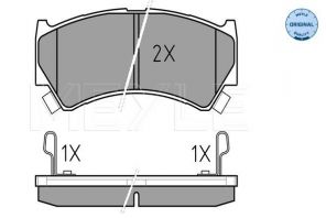 Meyle 025 237 9515/W - Brzdové platničky -