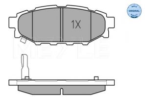 Meyle 025 242 7114/W - Brzdové platničky -