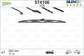 Valeo 574106 - Stieracia lišta -