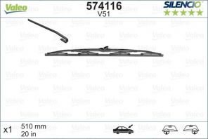 Valeo 574116 - Stieracia lišta -