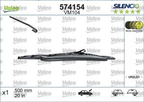 Valeo 574154 - Stieracia lišta -