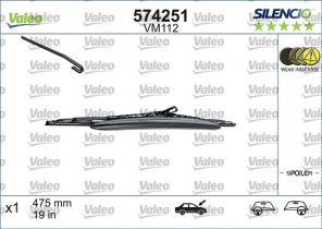 Valeo 574251 - Stieracia lišta -