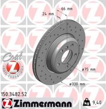 Zimmermann 150.3482.52 - Brzdový kotúč -