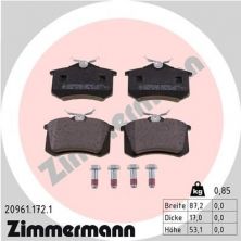 Zimmermann 20961.172.1 - Brzdové platničky -